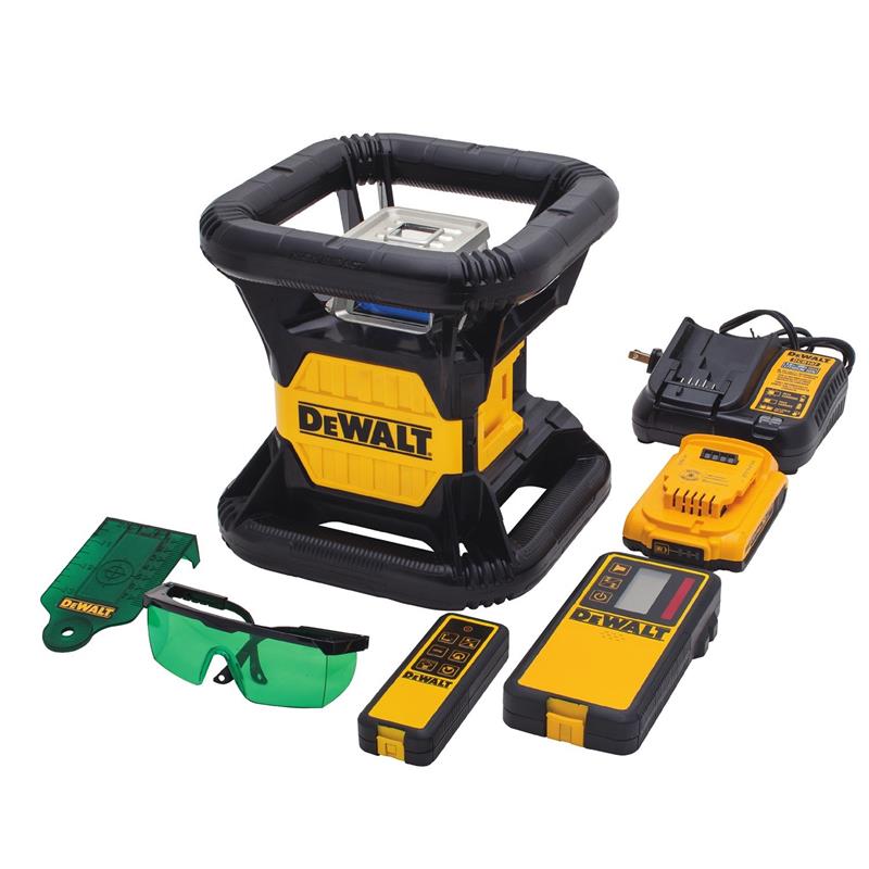 dewalt DW079LG dewalt dw079lg 20v green tough rotary laser Spears